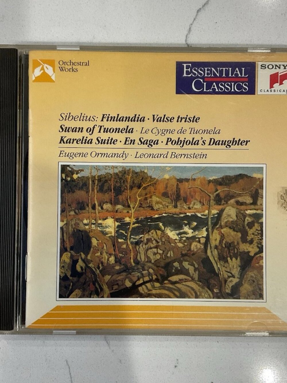 Sibelius Finlandia Valse Triste Sony Essential Classics CD
